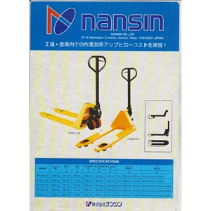 Hand Pallet Hand Lift Nansin Kapasitas 3 Ton 2024